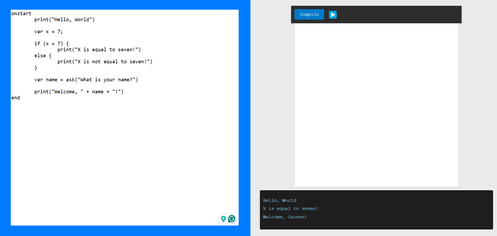 Scrotch project screenshot