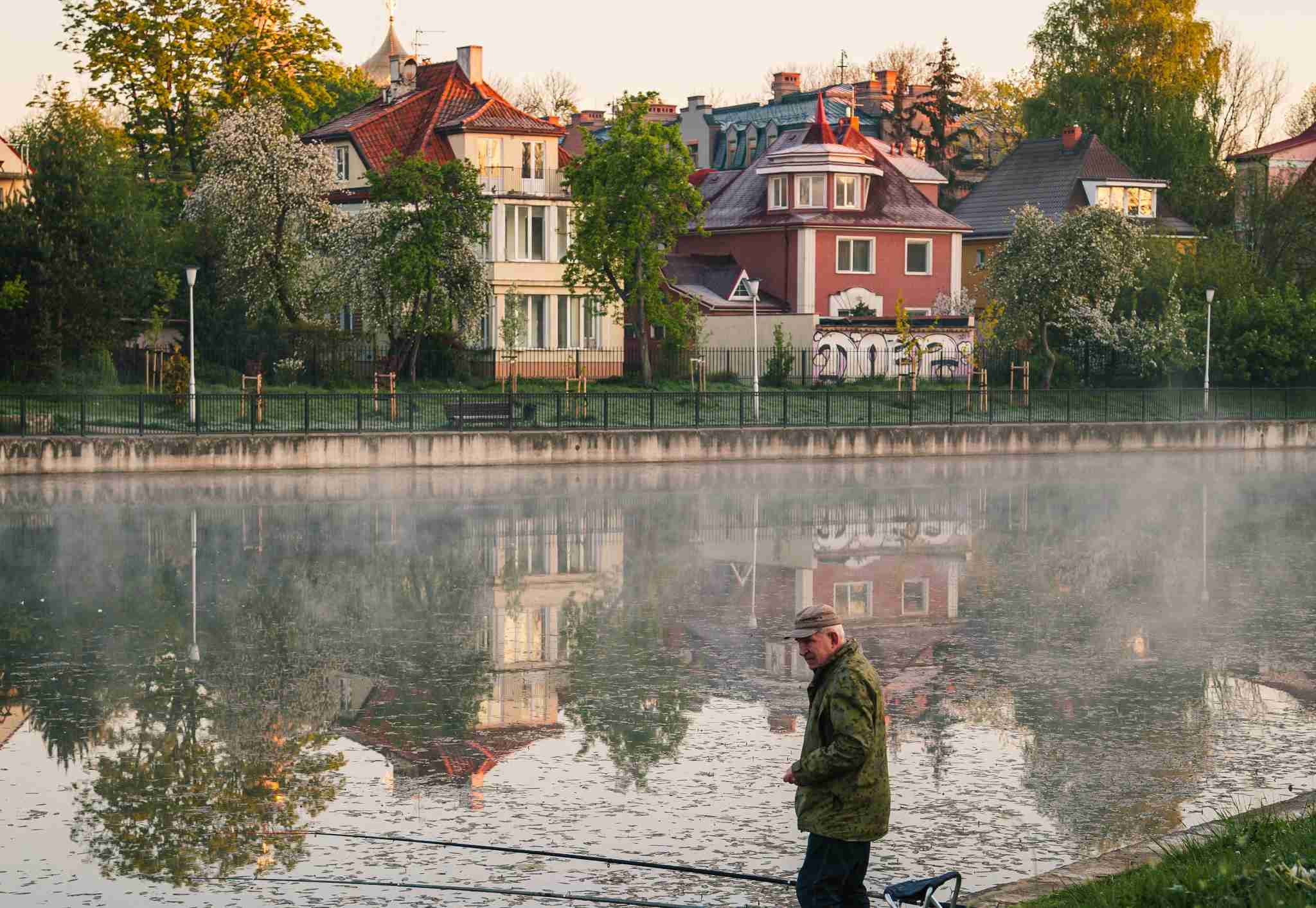 A fisherman in Idaho